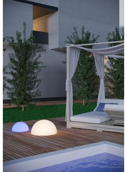 Redo 90169 - Lampă de exterior BLOB 1xE27/23W/230V Ø56 cm IP65 albă