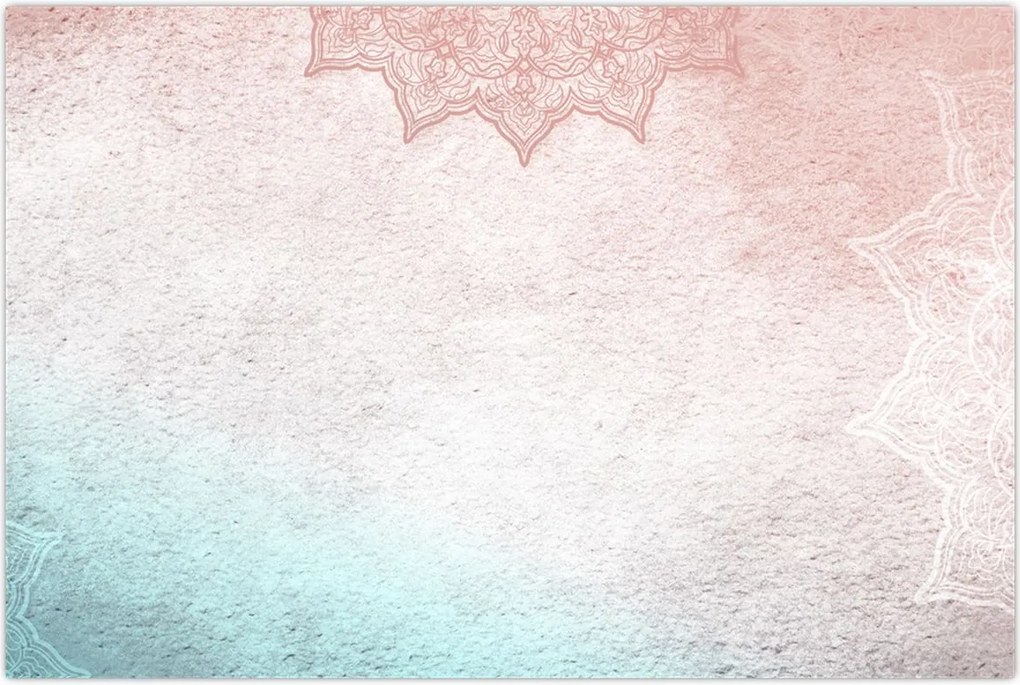 Tablou - Mandala pe zid 2 (90x60 cm)