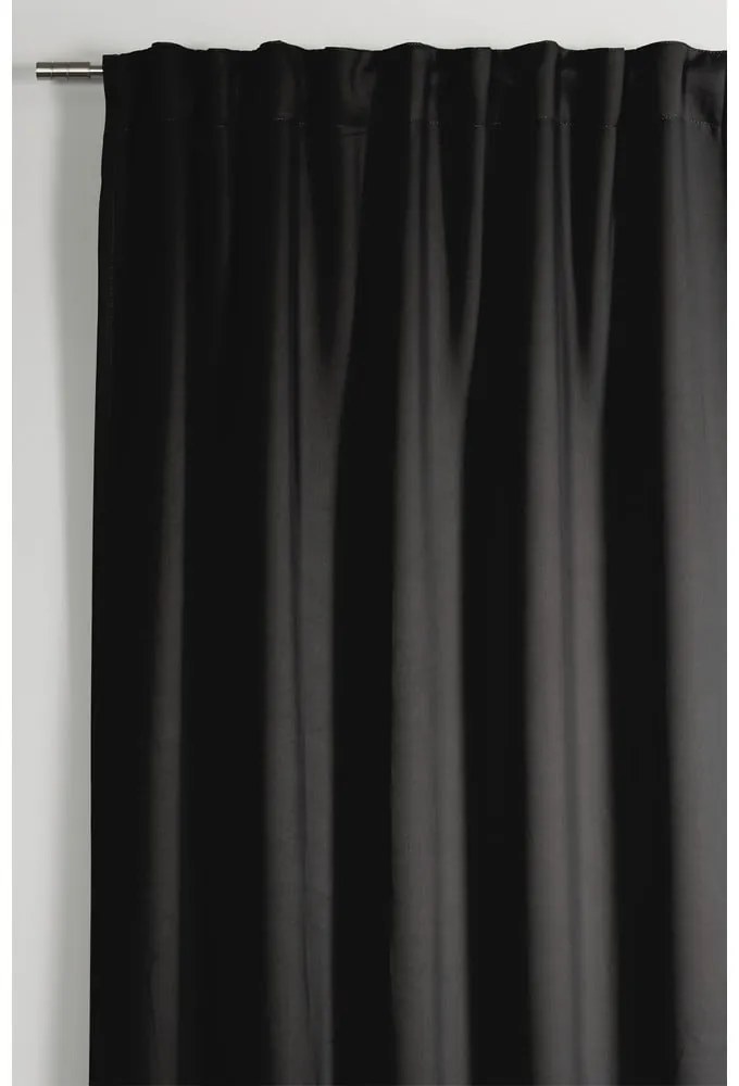 Draperie neagră 245x140 cm Dimout - Gardinia