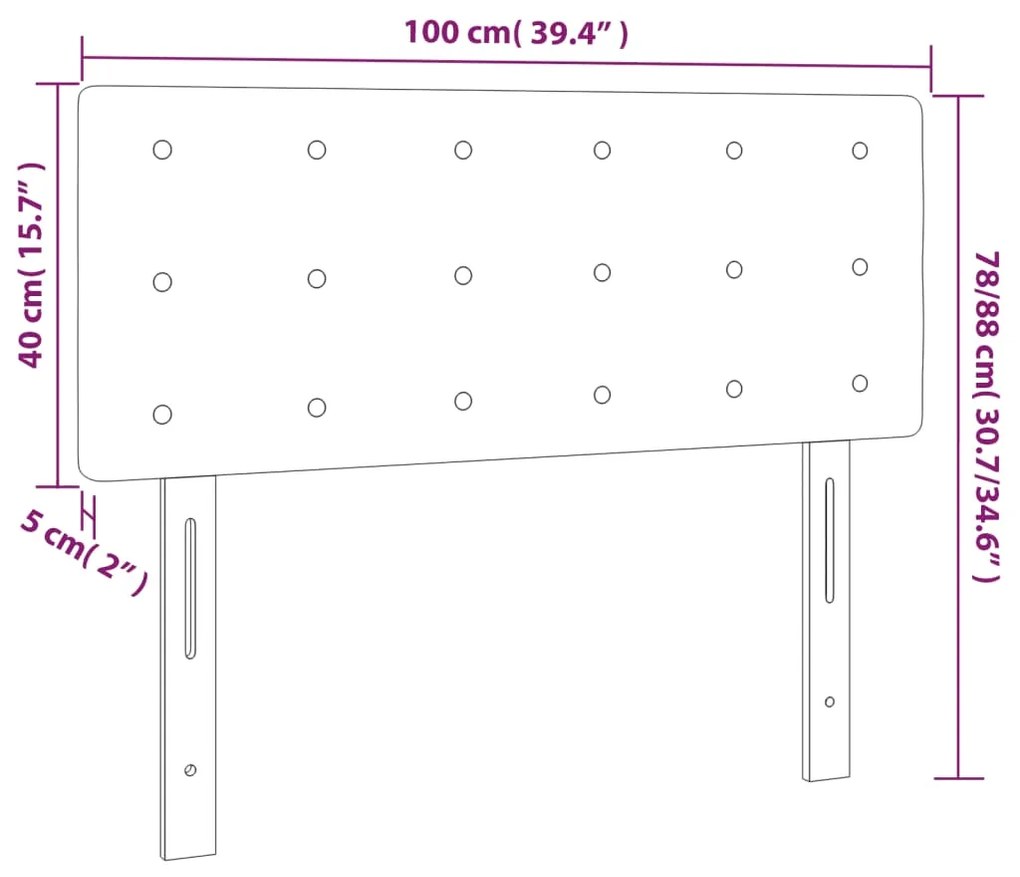 Tablie de pat, gri deschis, 100x5x78 88 cm, catifea 1, Gri deschis, 100 x 5 x 78 88 cm