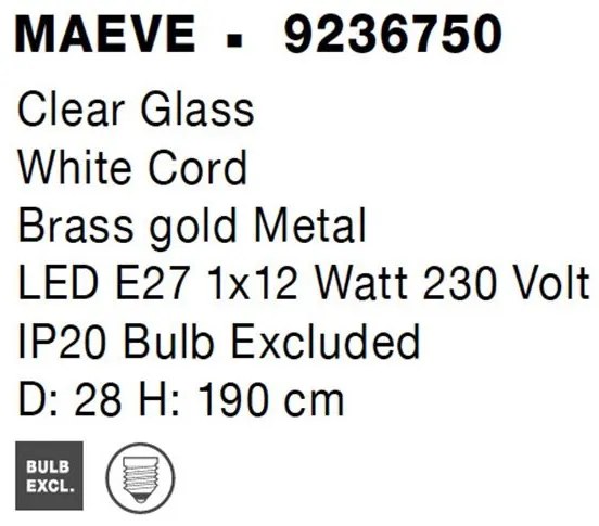 Lustra, Pendul design modern MAEVE