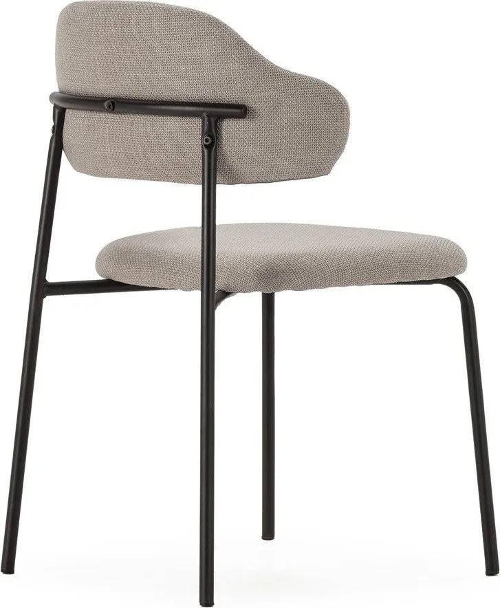 Scaune de dining gri-deschis 4 buc. Adriel – Marckeric