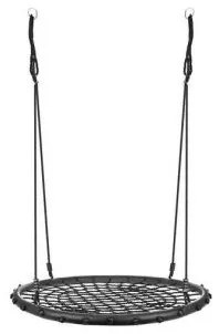 Leagan suspendat, cuib de barza, negru, max 120 kg, 100 cm