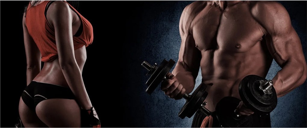 Tablou - Fitness (120x50 cm)