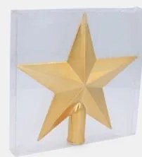 Spitz pentru brad Steaua 20 cm GOLD