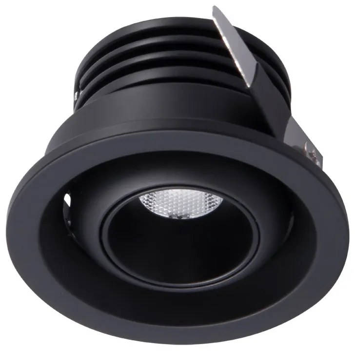 Spot LED 2700K incastrabil tavan fals NEPTUNO negru