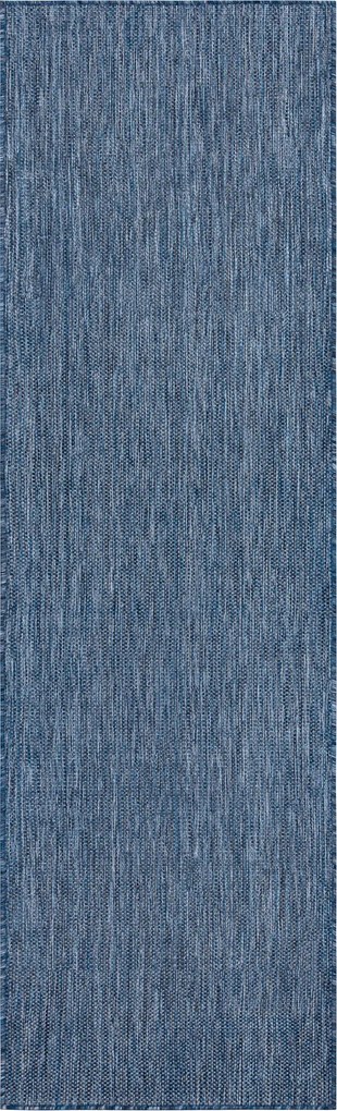 Covor, traversa SISAL SION A5165A Melanj țesute plate albastru inchis