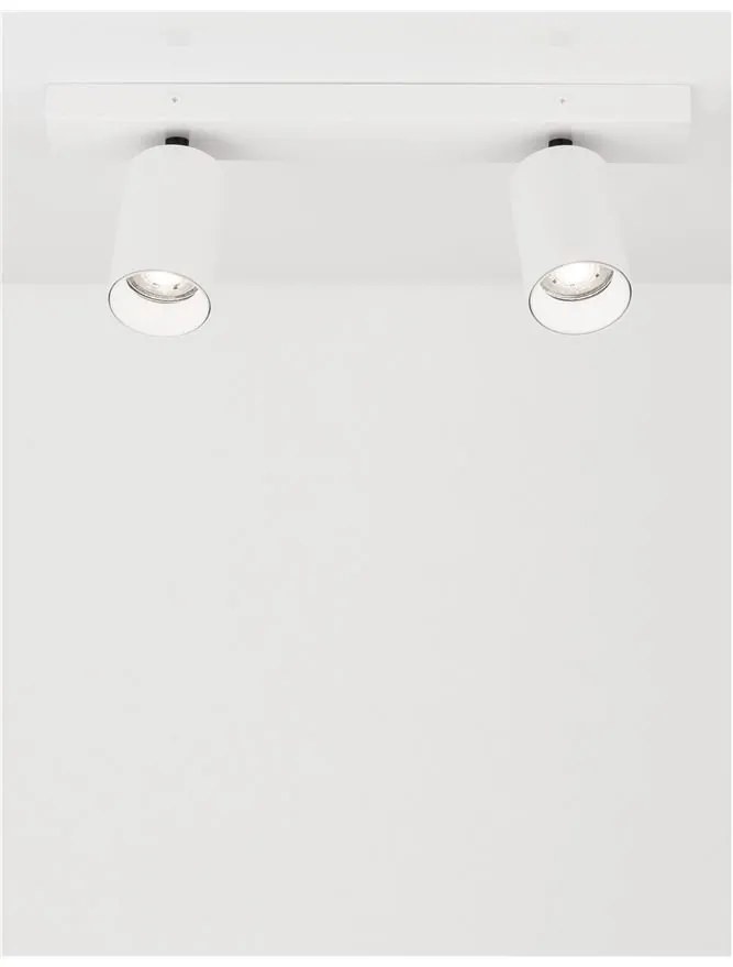 Plafoniera 2L design modern TOD alb