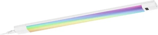 Osram - Lampă LED RGBW dimabilă pentru montaj sub dulap, cu senzor, LINEAR EDGE LED/8W/230V, alb + telecomandă