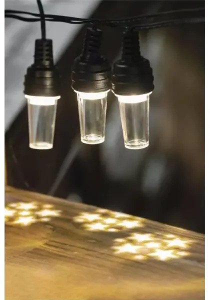 Instalație luminoasă LED de exterior 10xLED/9,5 m IP44 alb rece