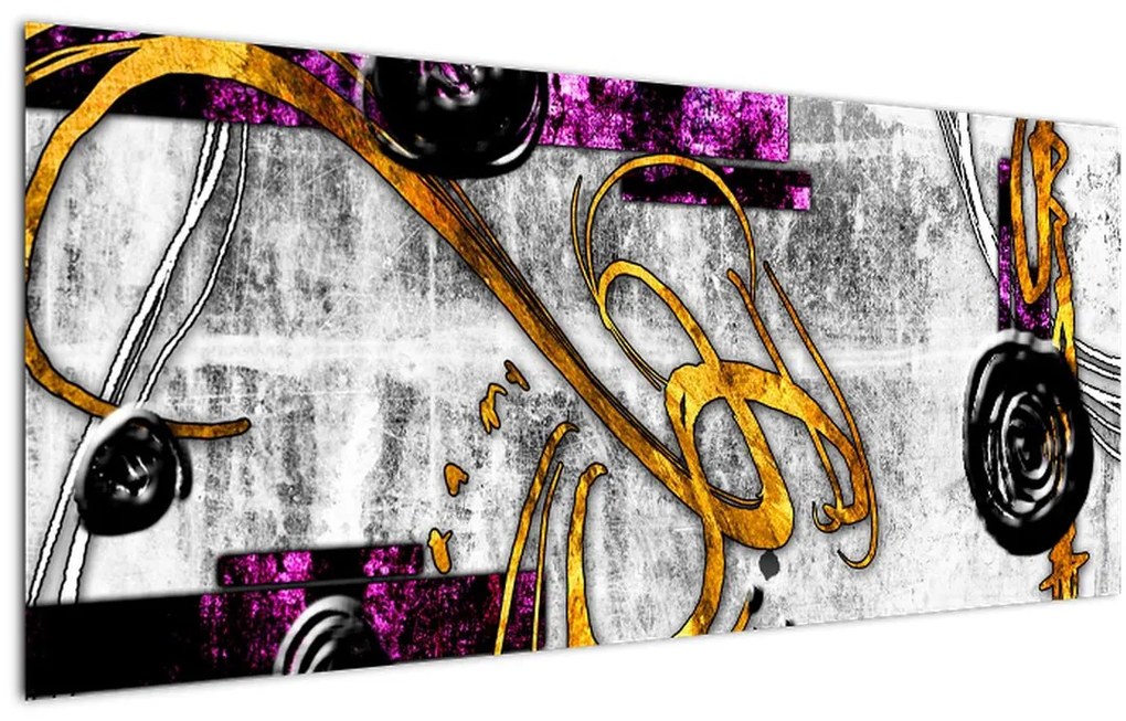 Tablou abstracției (120x50 cm)
