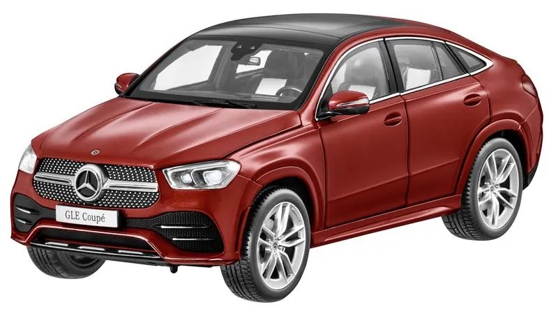 Macheta mercedes-benz gle coupé c167, kit amg, rosu, 1:18