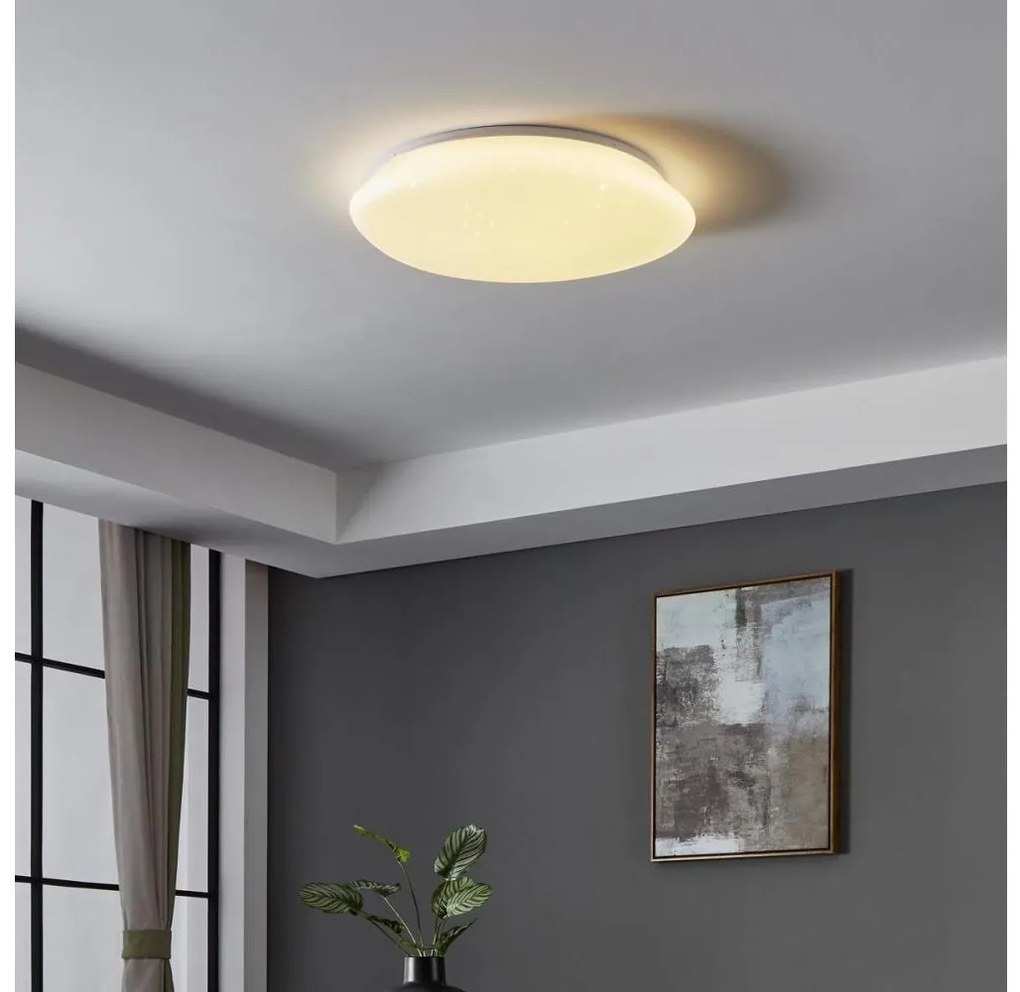 Eglo 900129 - Plafonieră LED RGBW dimabilă SILERAS-Z LED/33W/230V