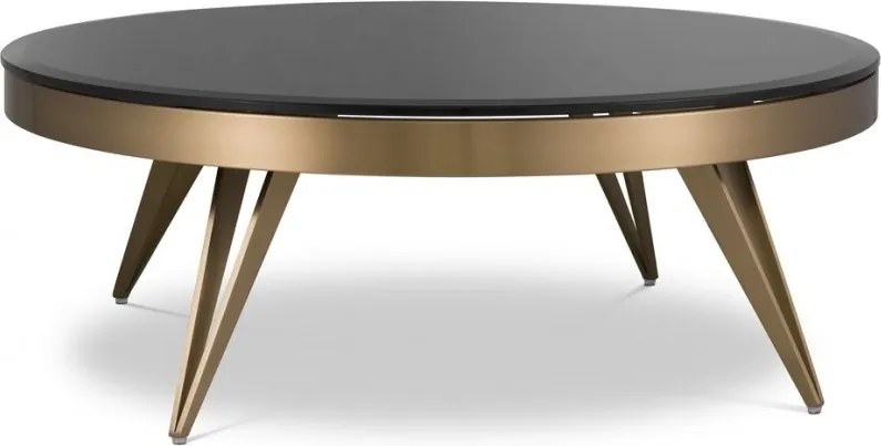 Masuta de cafea design LUX Rocco, alama 115222 HZ