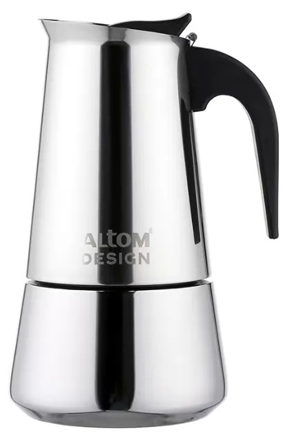 Espressor aragaz Arlo, inox, 9 portii, 450 ml