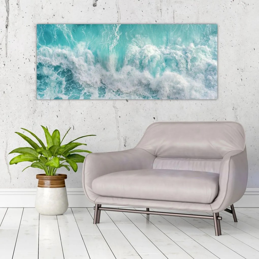 Tablou - Vedere a valurilor oceanului (120x50 cm)