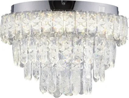 JUST LIGHT. 15092-17 - Plafonieră LED KULUNKA LED/33W/230V crom lucios