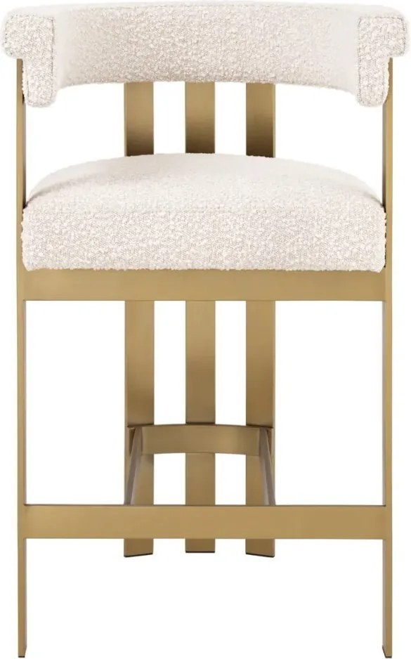 Scaun de bar design LUX, Counter Stool Clubhouse crem