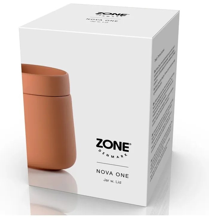 Organizator de baie portocaliu pentru dischete demachiante din gresie ceramică Nova One – Zone