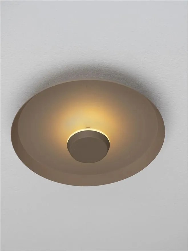 Plafoniera LED stil modern DORELL maro