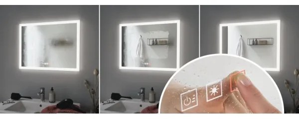 Paulmann 93013 - Oglindă baie LED 22W IP44 cu iluminare și dimmer 230V