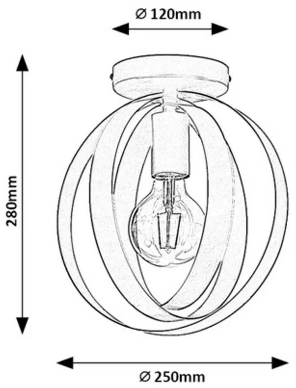 Lustră modernă Rabalux 5359 Cortado , negru