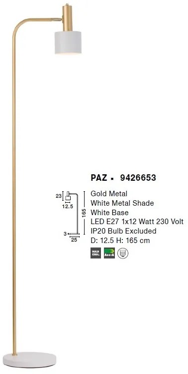 Lampadar decorativ design modern minimalist Paz NVL-9426653