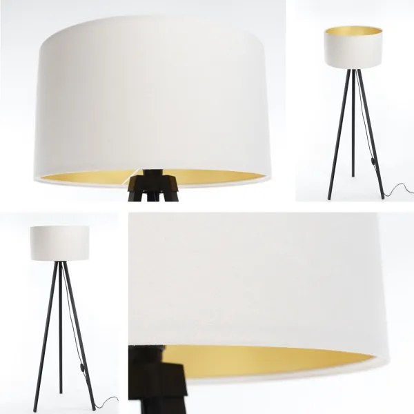 Lampă de podea STANDART 1xE27/60W/230V alb/wenge