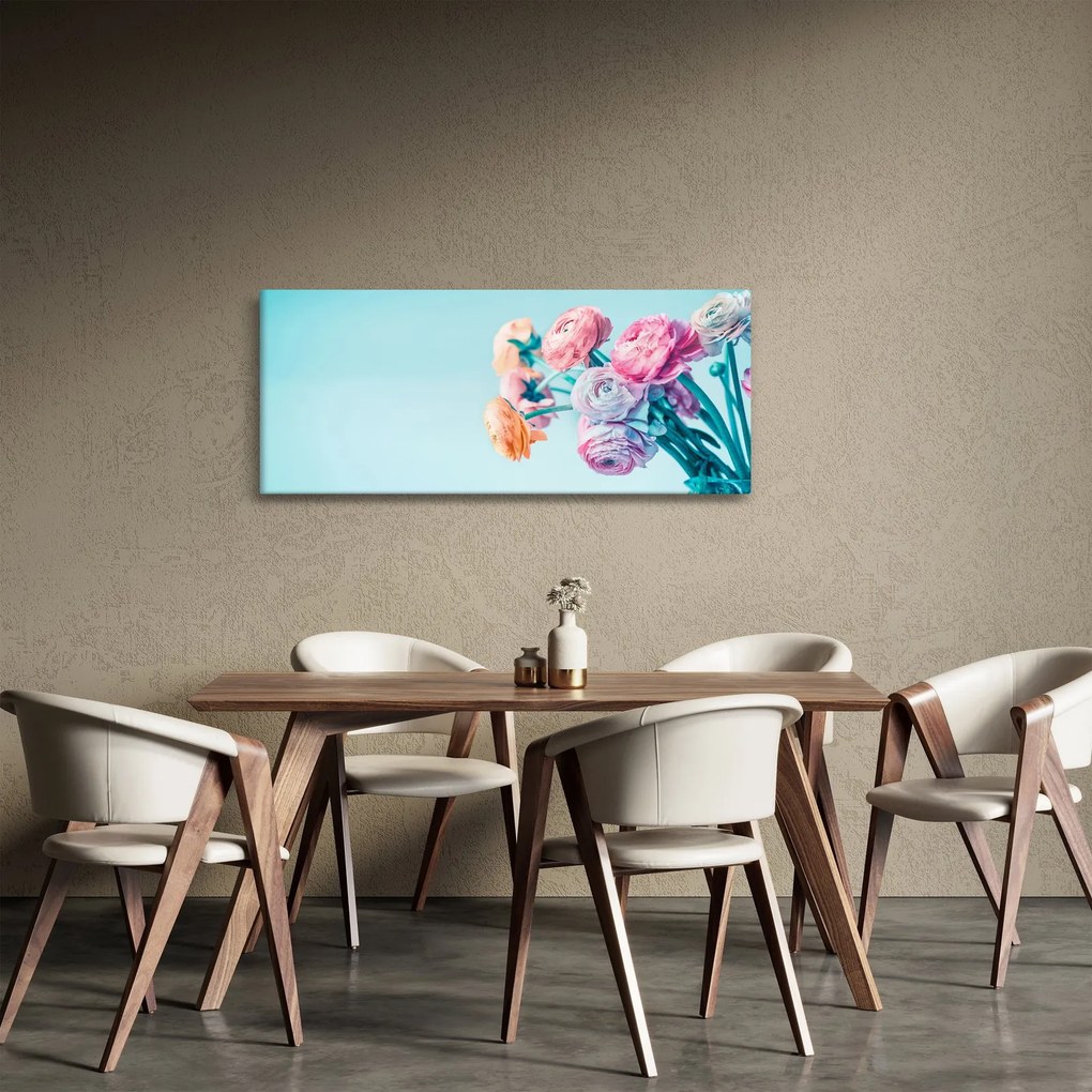 Tablou - Flori în vază (120x50 cm)