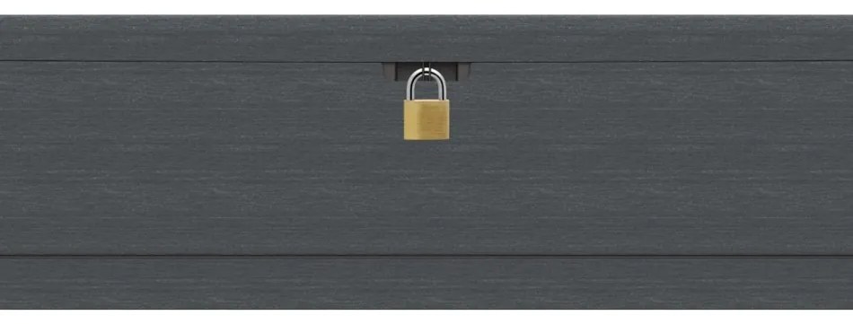 Duramax Cutie de depozitare pentru grădină,antracit, 270 l