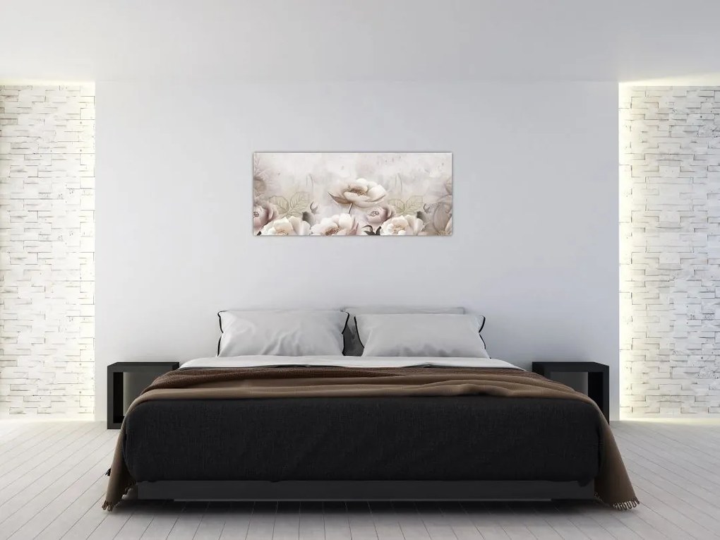 Tablou - Tufe roz (120x50 cm)