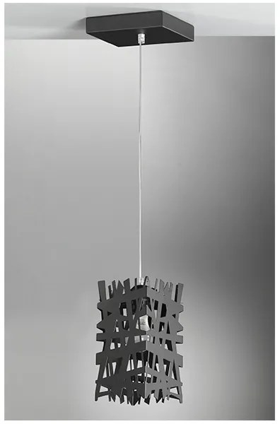 Lustră pe cablu ONLI FORESTA 1xE27/15W/230V negru