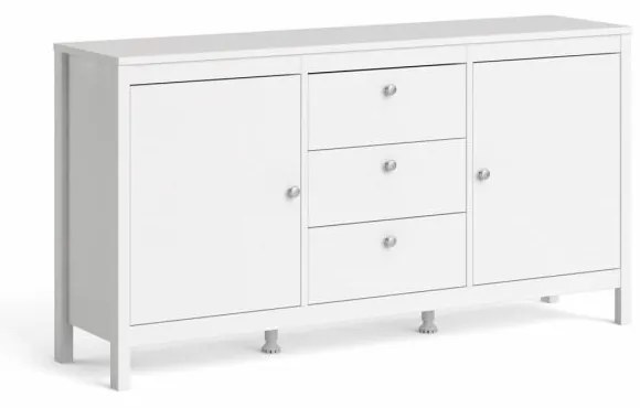 Tvilum Bufet alb cu 3 sertare SALOMO