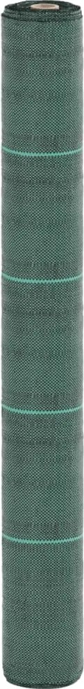 vidaXL Membrană antiburuieni, verde, 1x10 m, PP