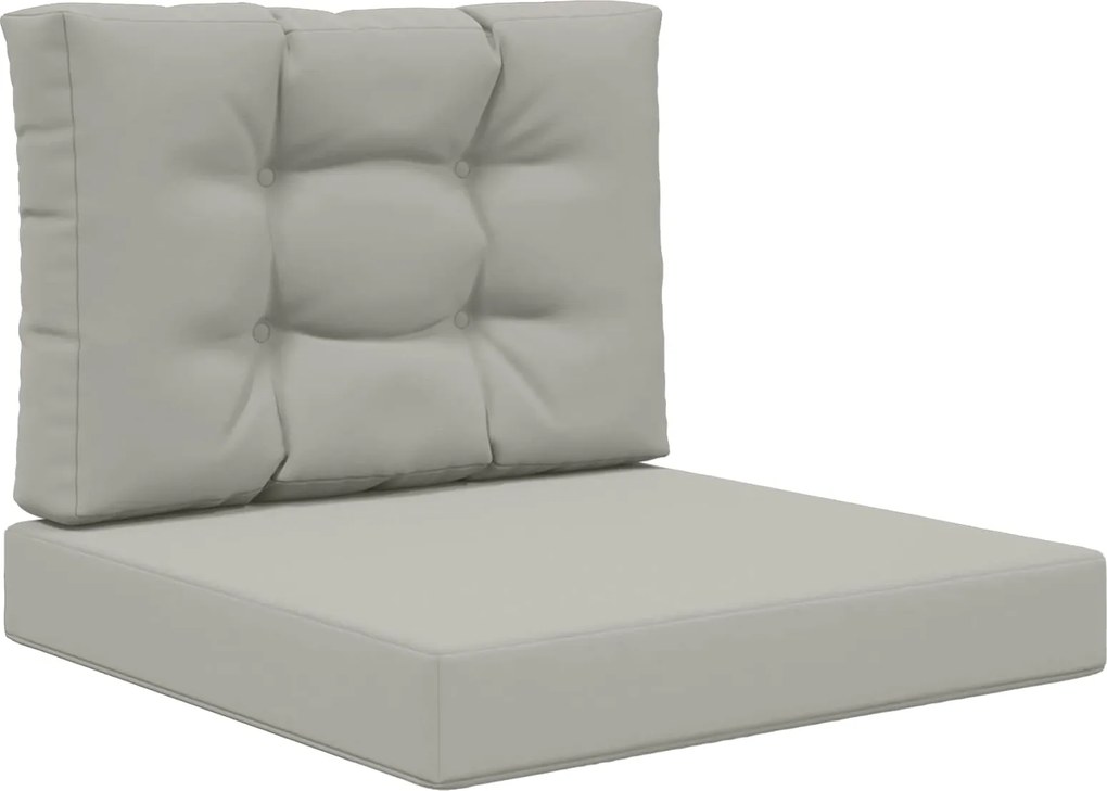 vidaXL Perna pentru canapea de exterior 2 pcs Gri Poliester