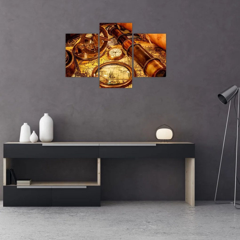 Tablou - uneltele itorice ale marinarior (90x60 cm)