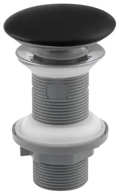 Isvea - Ventil de scurgere pentru chiuvetă Ø 7,2 cm, negru mat