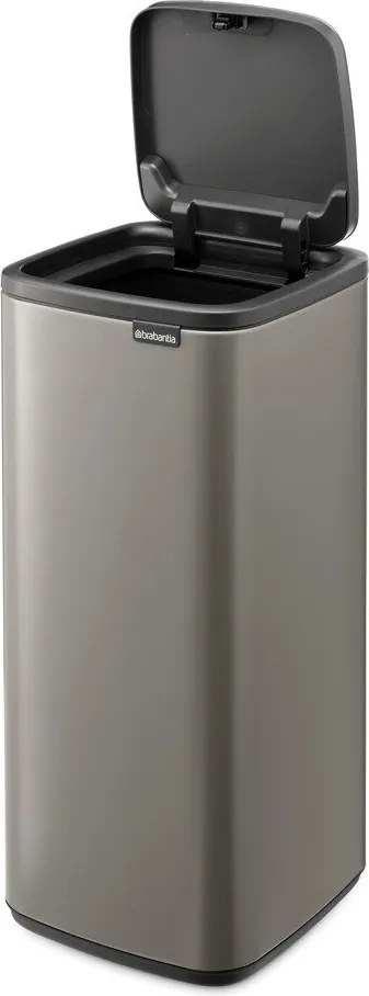 Coș de gunoi gri cu senzori de atingere din oțel 30 l Bo Touch – Brabantia