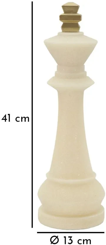 Mauro Ferretti Figurina Rege Quarzy cm Ø 13X41 | Aosom Romania