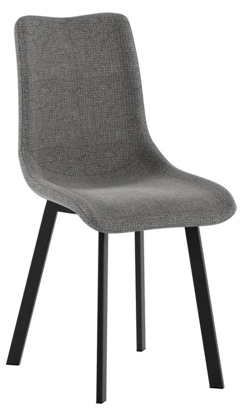 STONES Scaun acoperit cu material textil ușor de curățat. Picioare din metal vopsit 45cm X 56cm H. 86cm | Aosom Romania