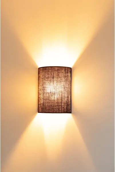 Brilagi - Aplică de perete LED BOHO STYLE 1xE27/15W/230V maro