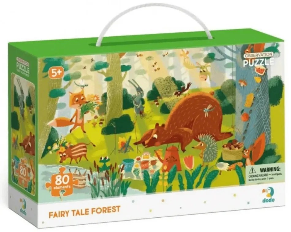 Dodo Picture Search Puzzle Fairytale Forest, 80piese