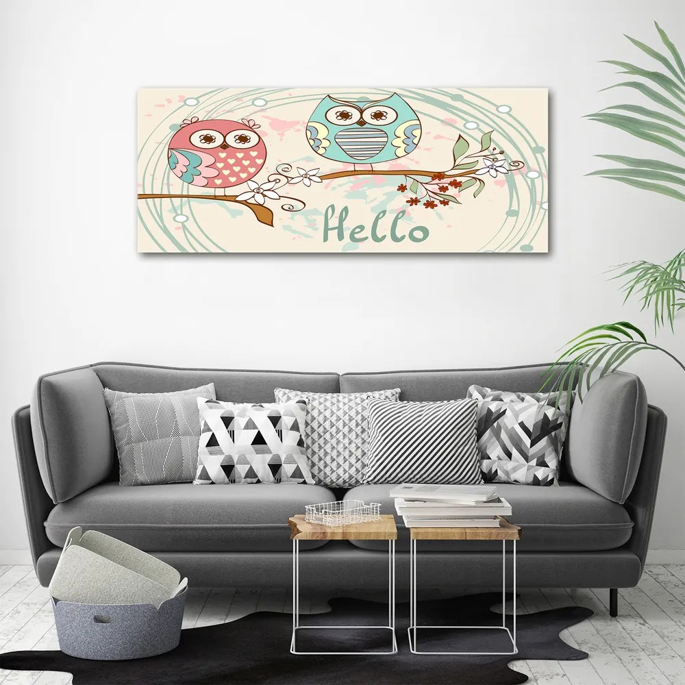 Tablou pe pânză canvas Owls