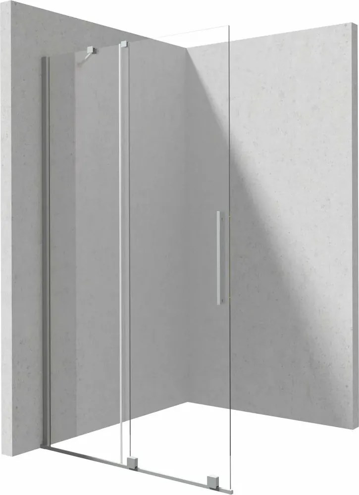 Paravan de dus Walk-in Deante Prizma crom periat 90x195 cm
