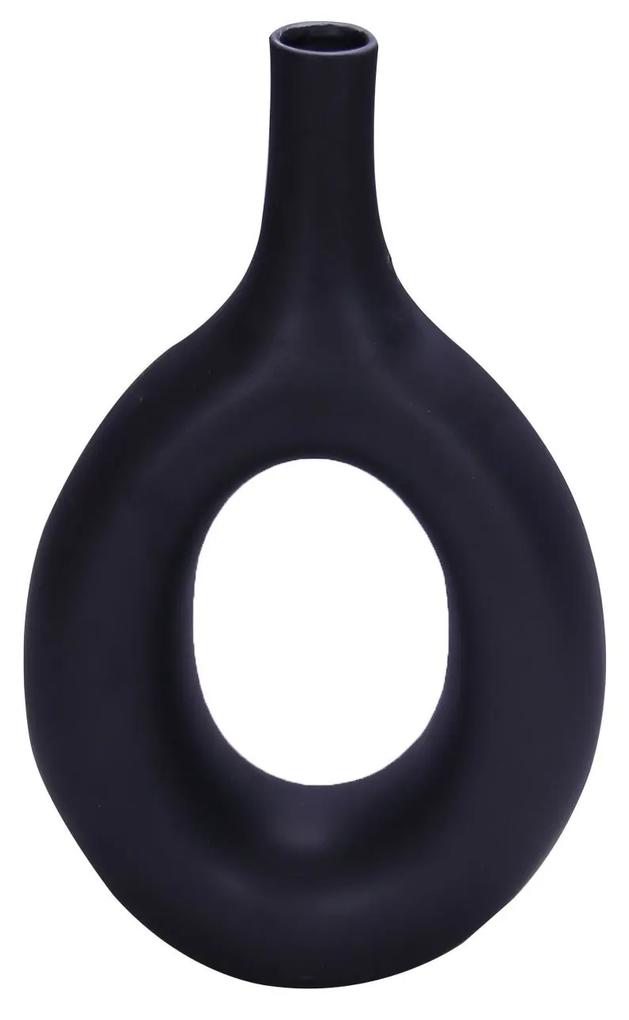 Vaza moderna neagra.
