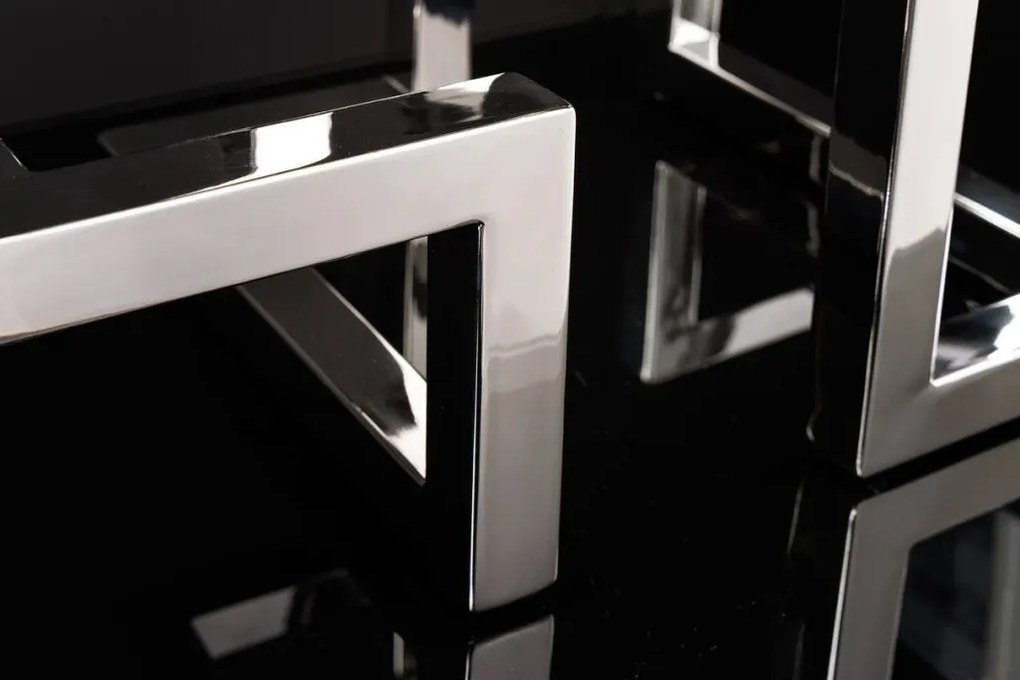 Suport pentru 5 lumanari, Argintiu, ABSTRACT 50cm