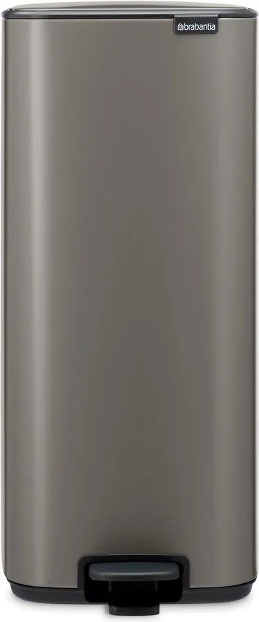 Coș de gunoi gri cu pedală din oțel 30 l Bo – Brabantia