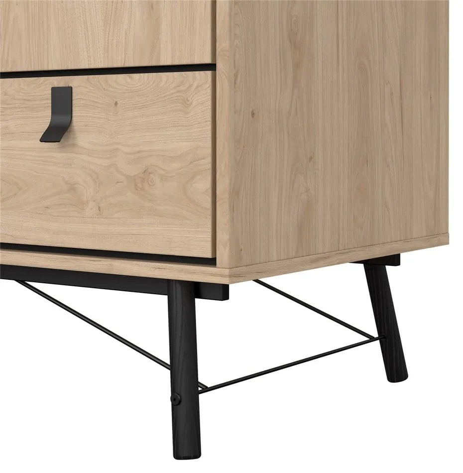 Șifonier cu aspect de lemn de stejar 150x200 cm Ry – Tvilum