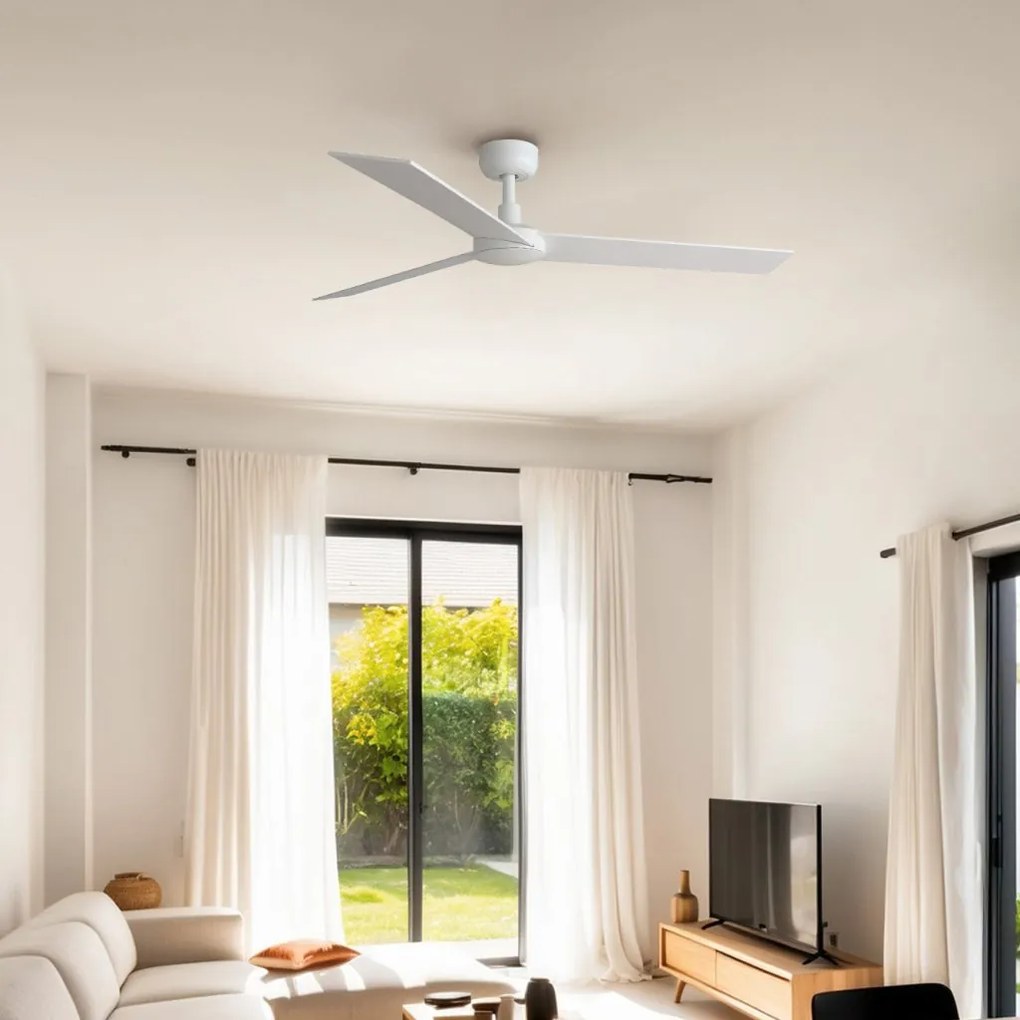 Ventilator tavan smart sistem TUYA si telecomanda RUDDER 3 L alb/frasin