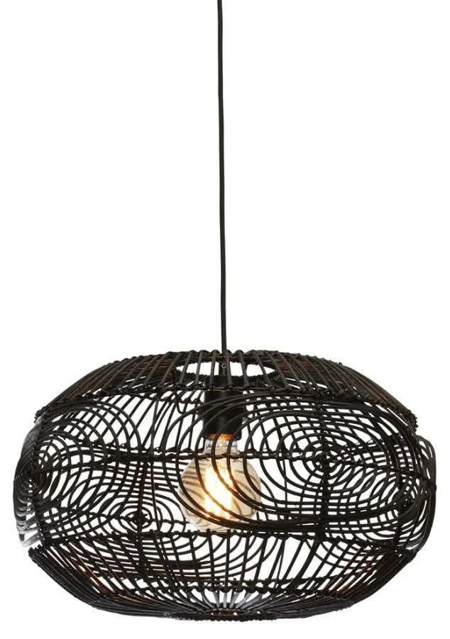 Lustra/Pendul eco din ratan Madeira rattan, bl